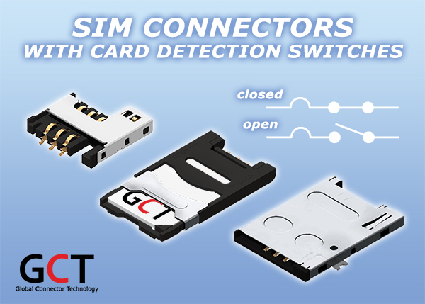 New SIM Card Connector with Card Detection Switch