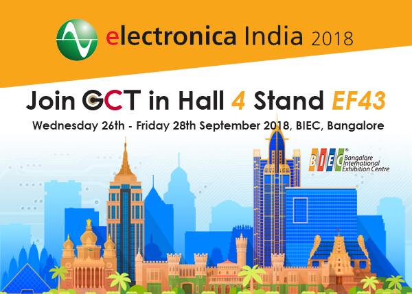 GCT Exhibits at Electronica India 2018