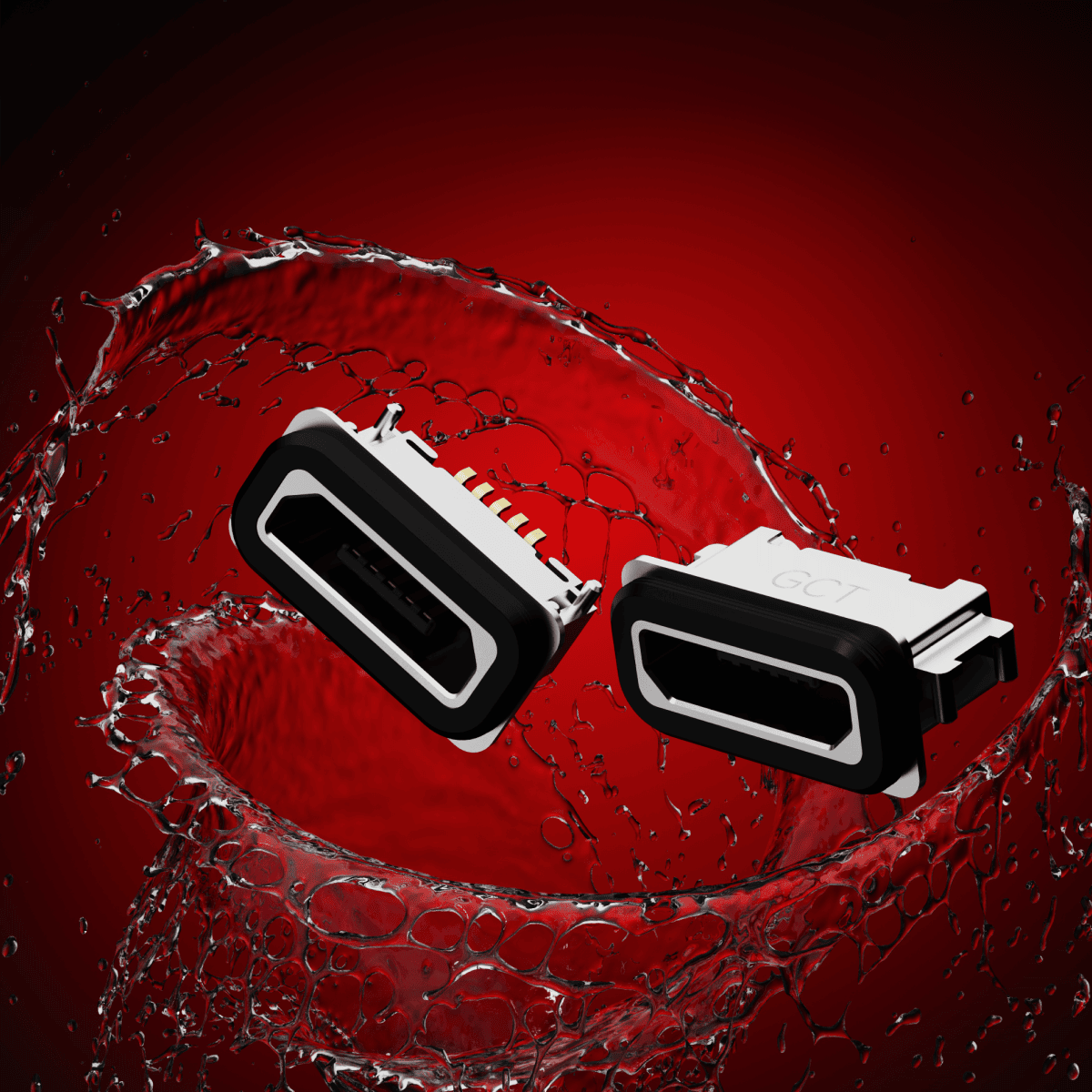 With every part tested for compliance you can rely on GCT's IP rated micro USB's