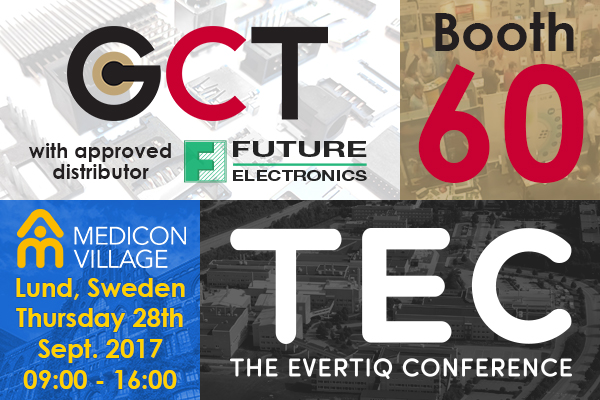 Join GCT at The Evertiq Conference, TEC Lund,Sweden