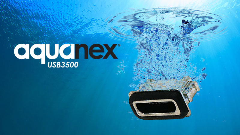 aquanex USB3500 Waterproof Micro USB Connector IP67